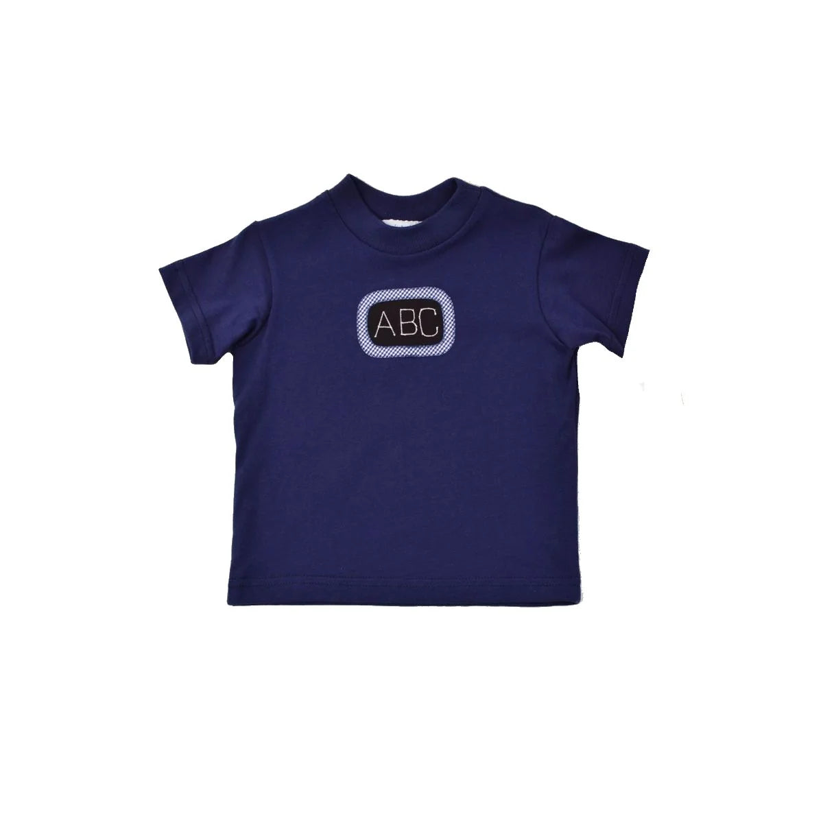 Funtasia Too ABC Short Set- Navy Mini Check