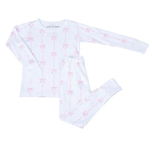Amelia's Classics Pink Toddler Long Pajamas