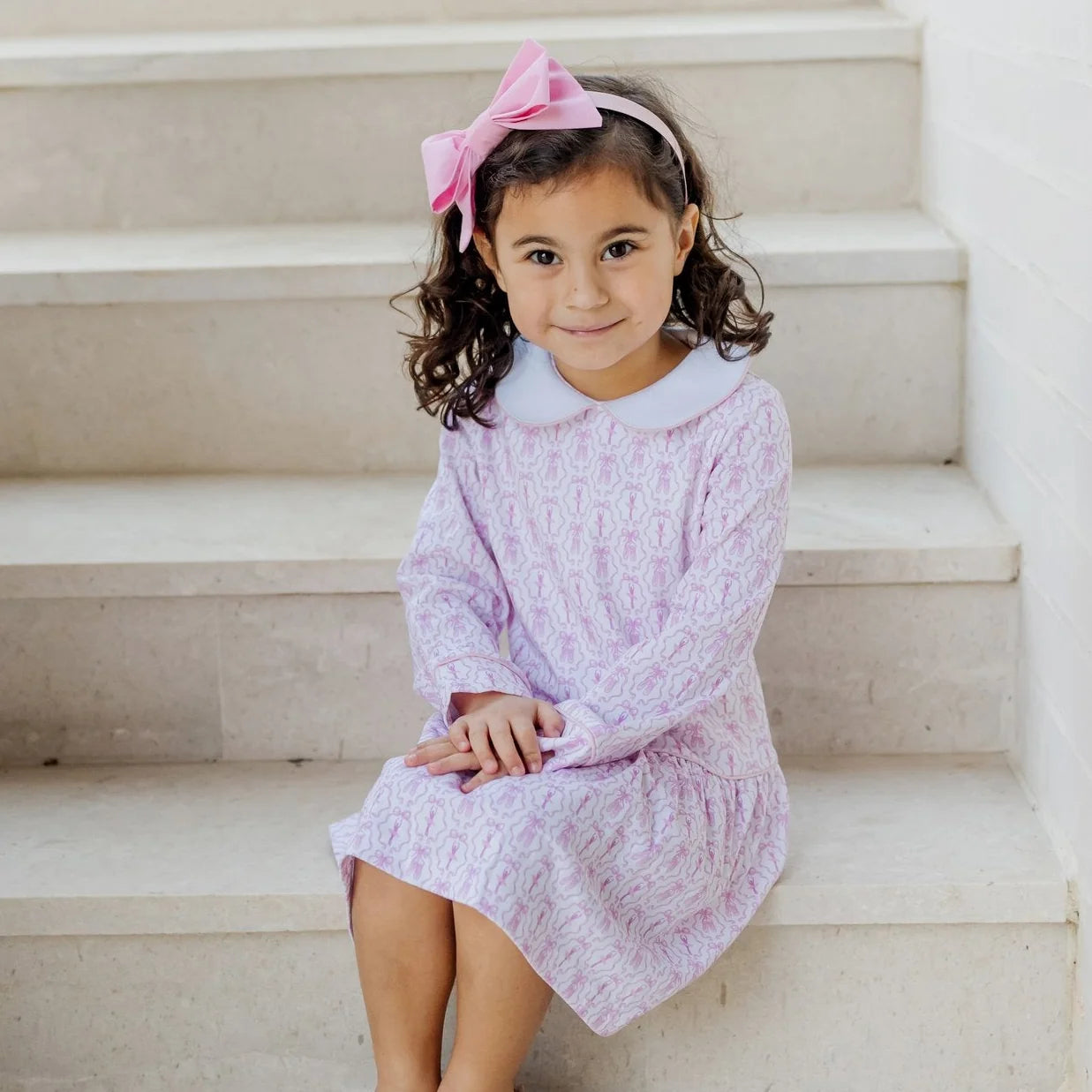 Lillian Girls' Dress- Ballet and Bows