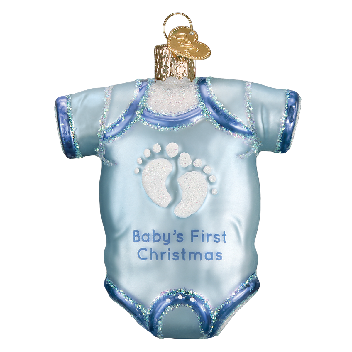 Blue Baby Onesie Ornament