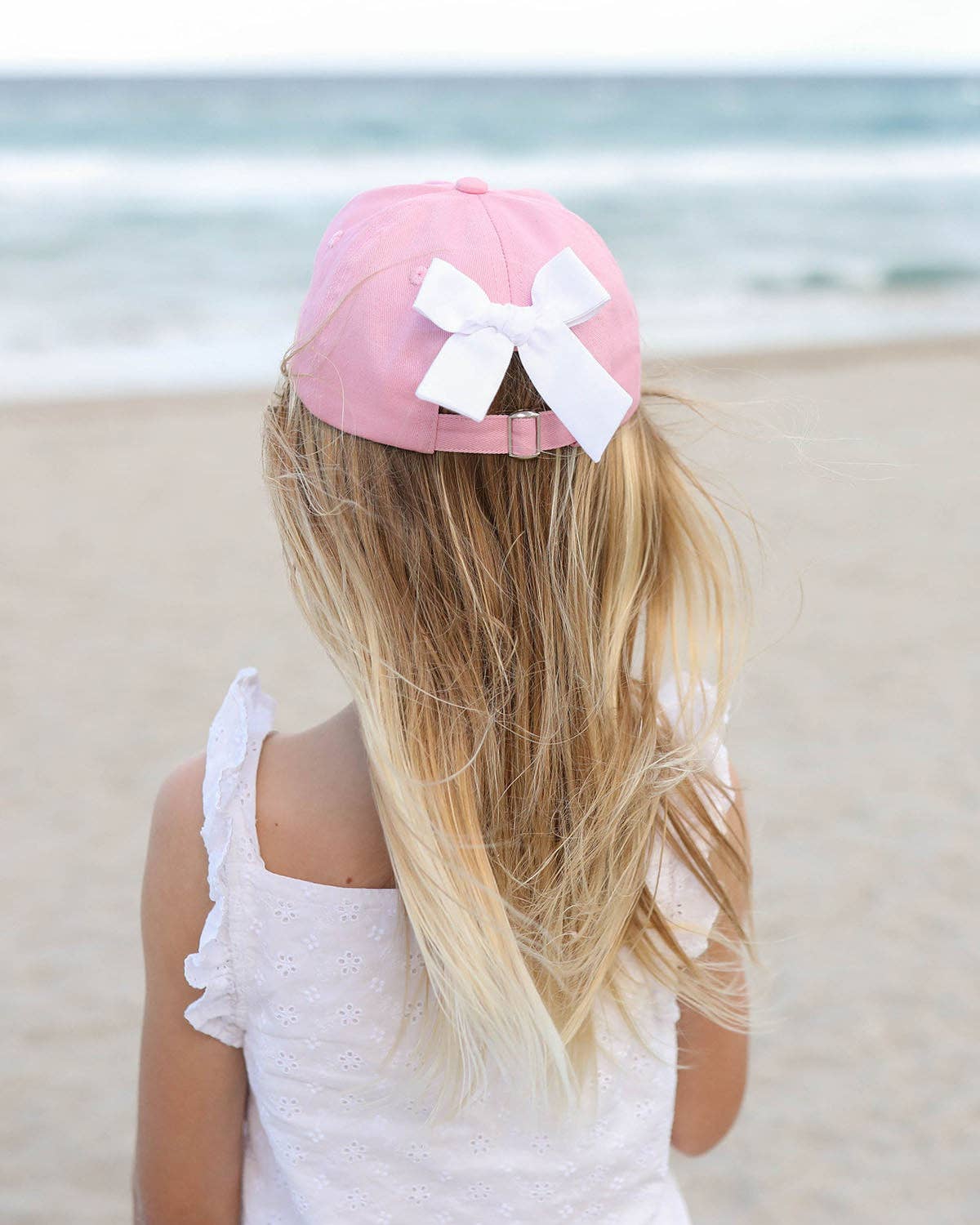 Big Sister Bow Baseball Hat (Baby, Youth): Youth (2-7)