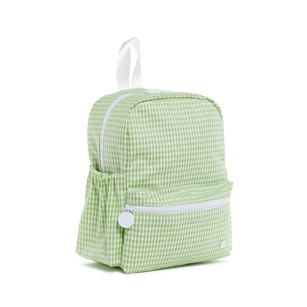 MINI BACKER - GINGHAM LEAF