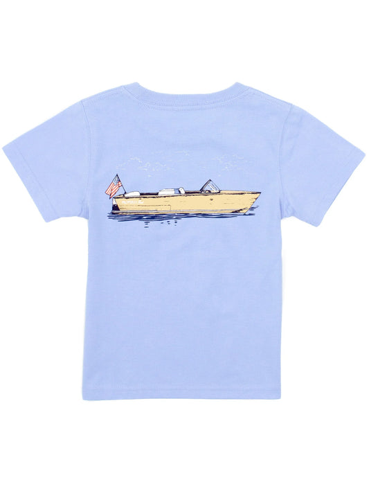 Boating Tradition Short Sleeve, Light Blue