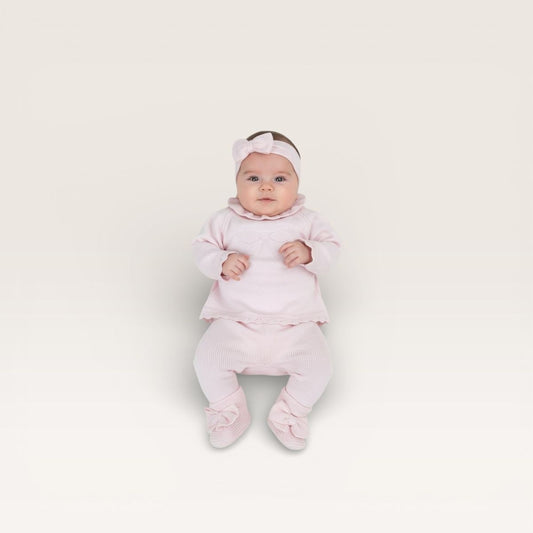 Bow Jogger Knit Set