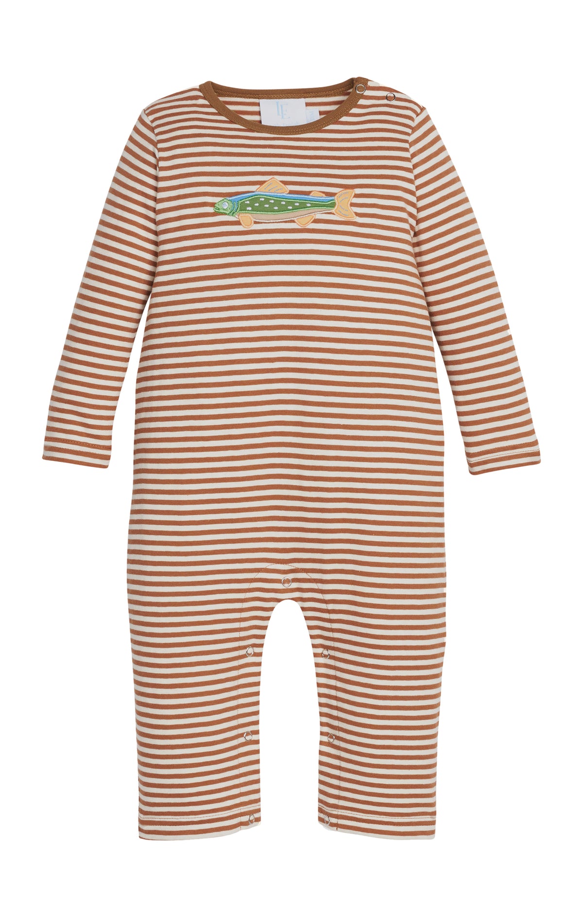 Applique Romper- Brook Trout