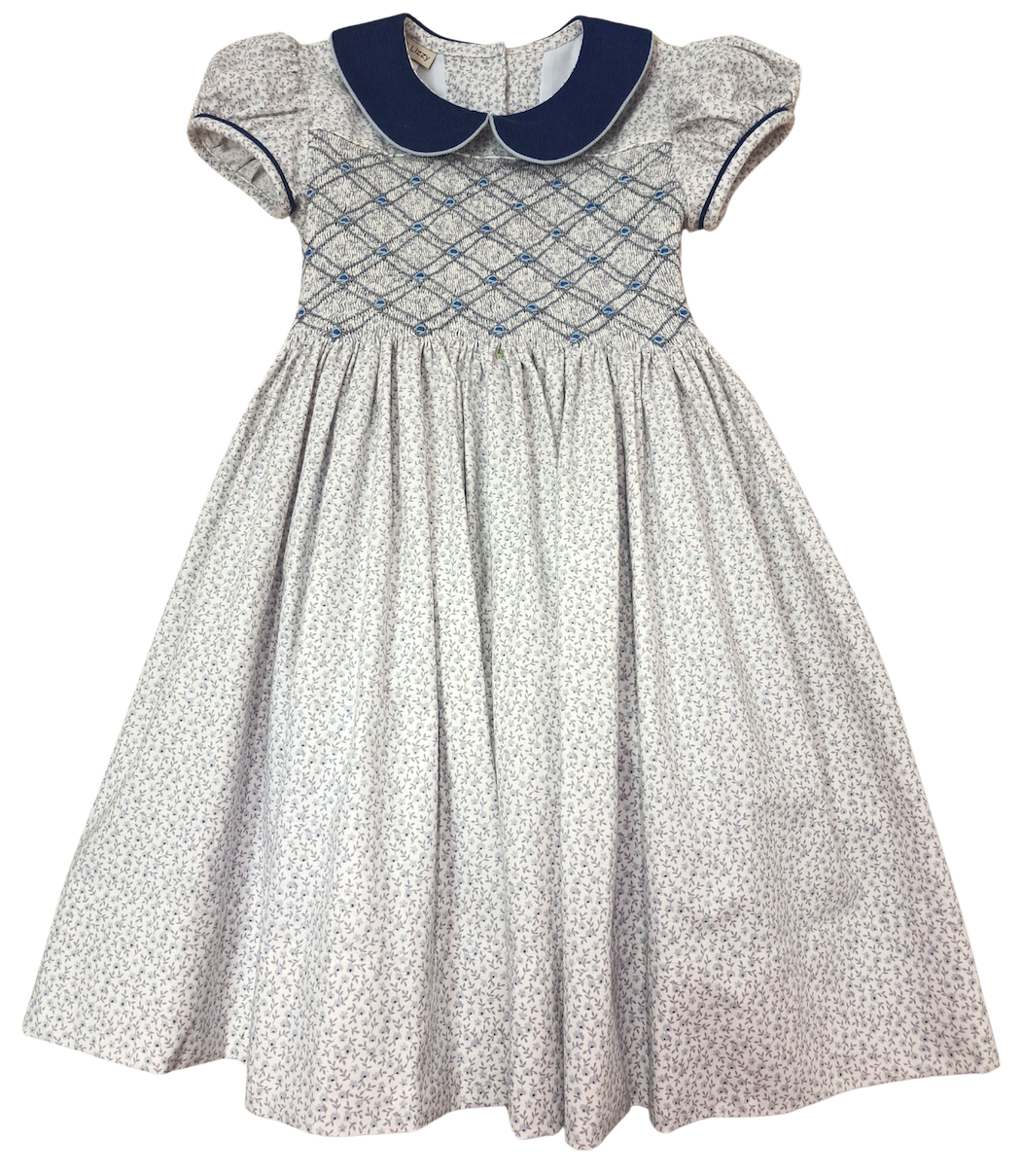 Hand smocked girls dress Christina Collection: 5YR