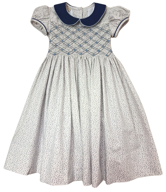 Hand smocked girls dress Christina Collection: 5YR