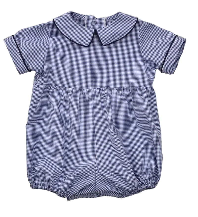 Funtasia Too Carter Bubble- Navy Mini Check
