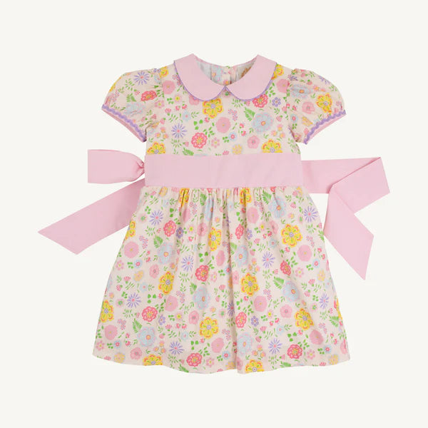 Cindy Lou Sash Dress - Boca Grande Begonia