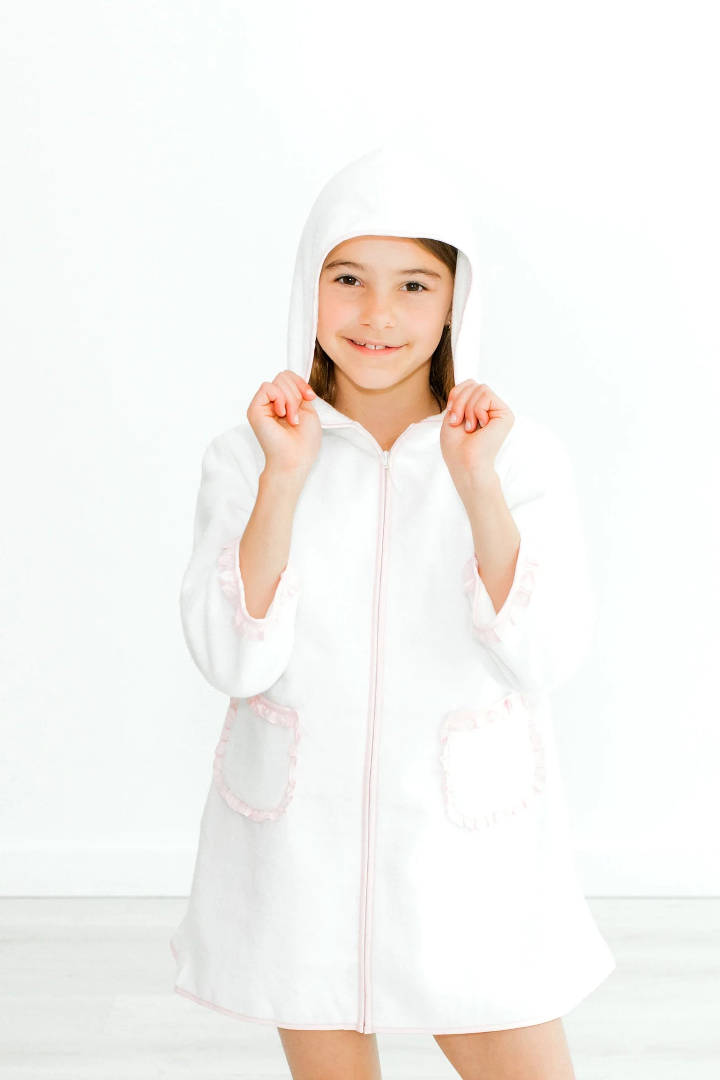 Cover Up- Pink Ruffles