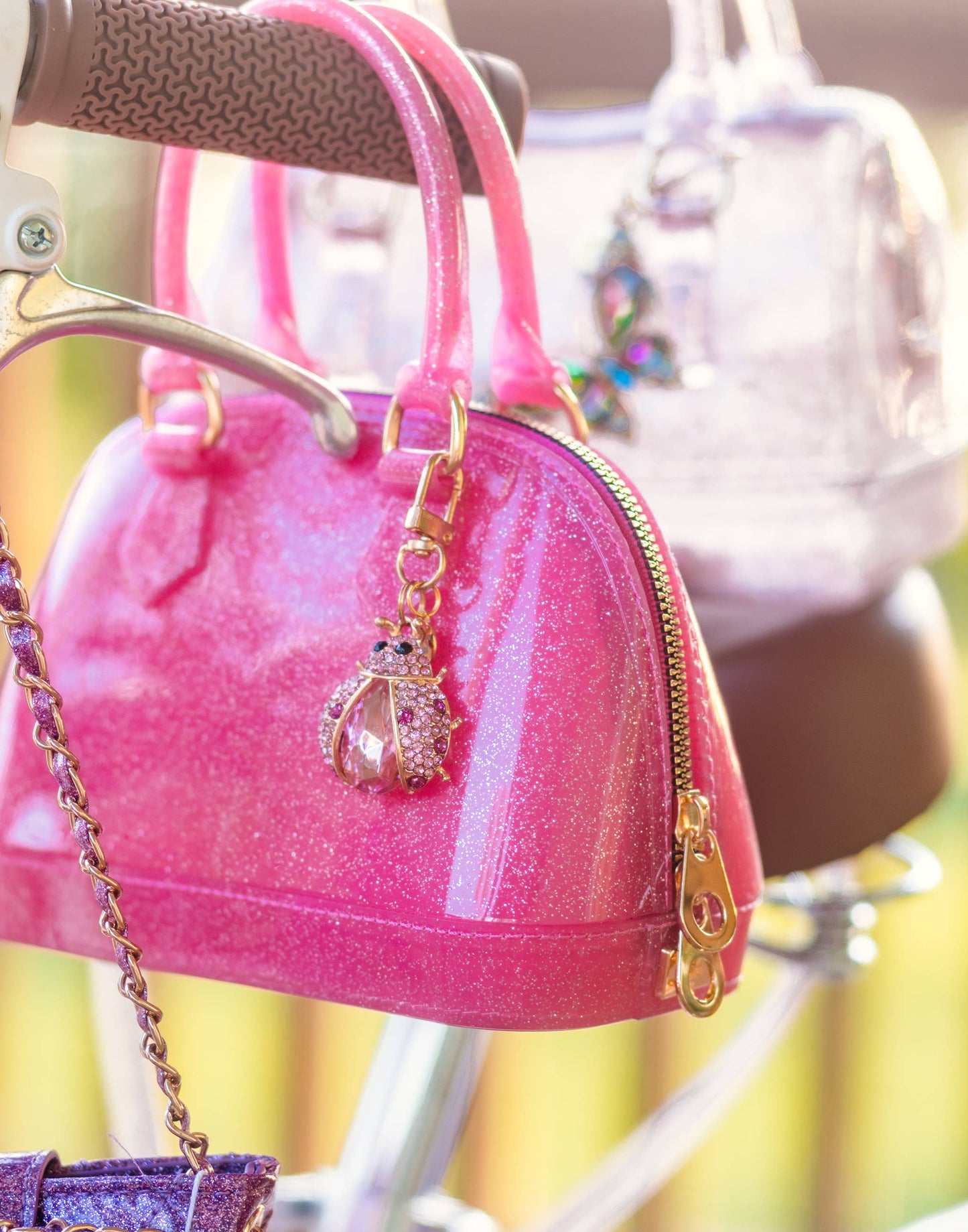 Cate in Hot Pink Sparkle: Charming Addition: Little Lady