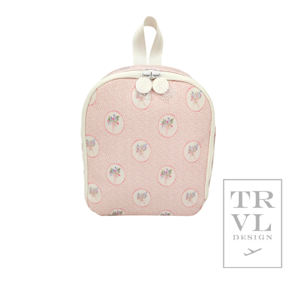 Bring It Lunch Bag - Floral Medallion Pink