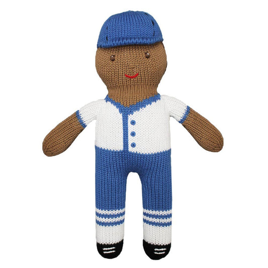 Baseball Player Knit Doll: 12" Plush