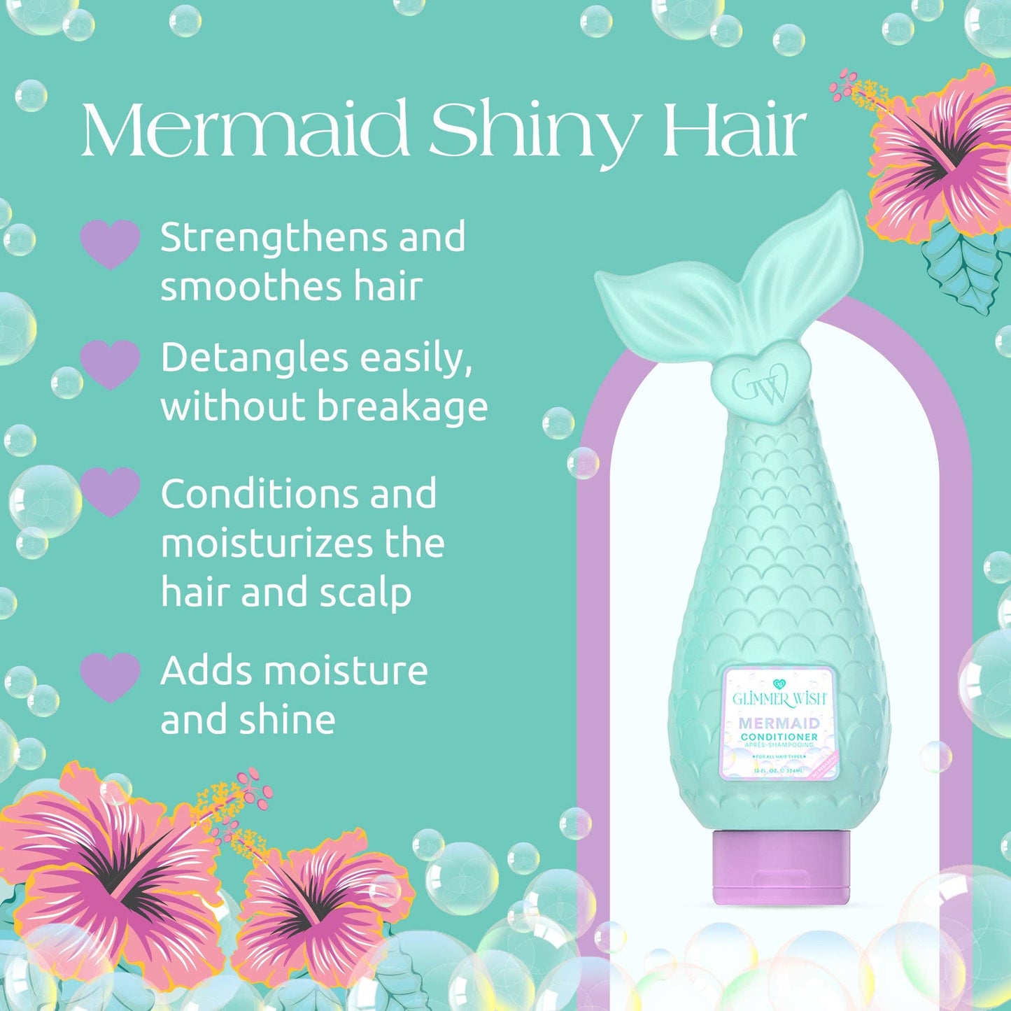 Mermaid Conditioner — Fragrance Free & Dye Free