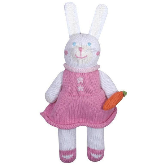 Harriett the Bunny Knit Doll: 7" Rattle