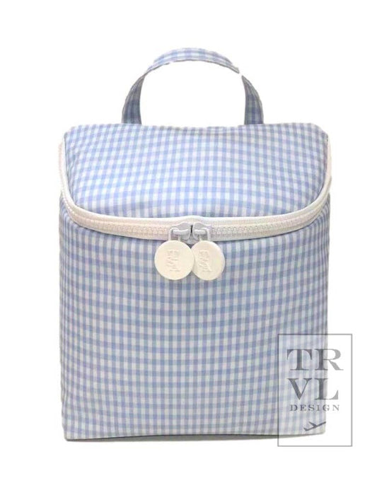Take Away Lunch Bag - Insulated Gingham Mist