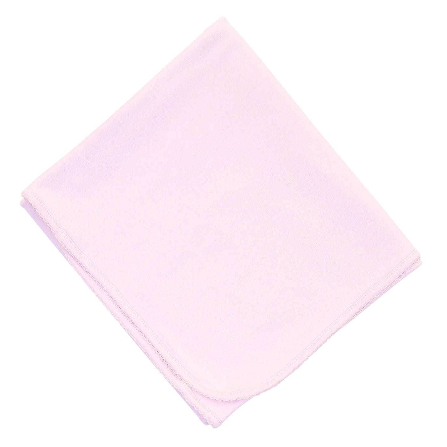 Essentials Solid Pink Receiving Blanket OS