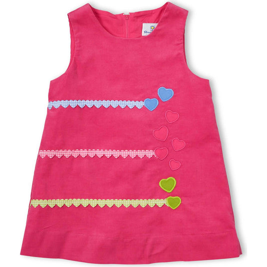 Corduroy Jumper With Hearts