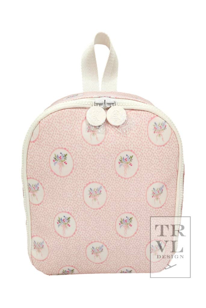 Bring It Lunch Bag - Floral Medallion Pink