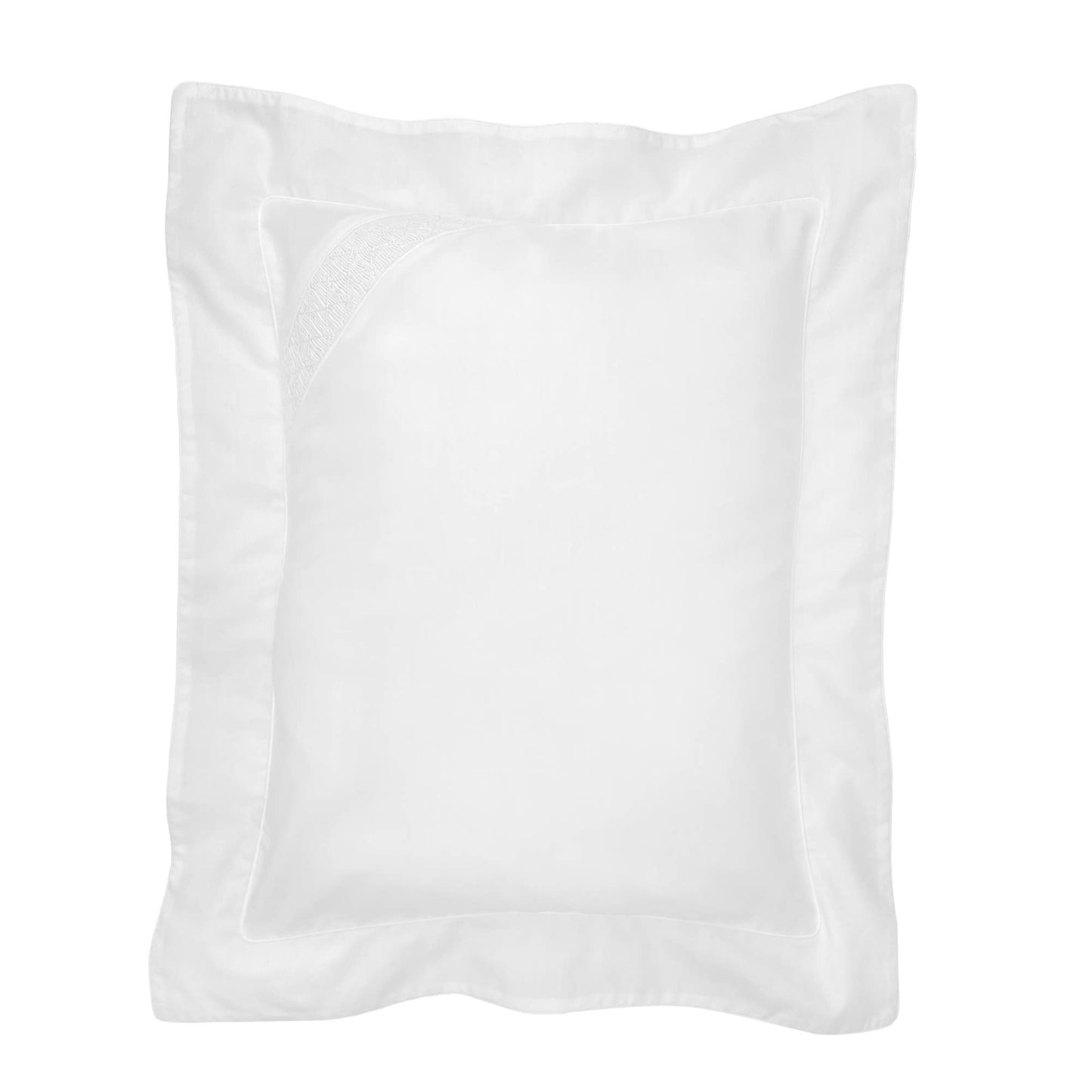 Neutral Smocked Keepsake Pillow Sham