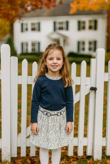 Ariana and Drew Collection Floral Skirt Set