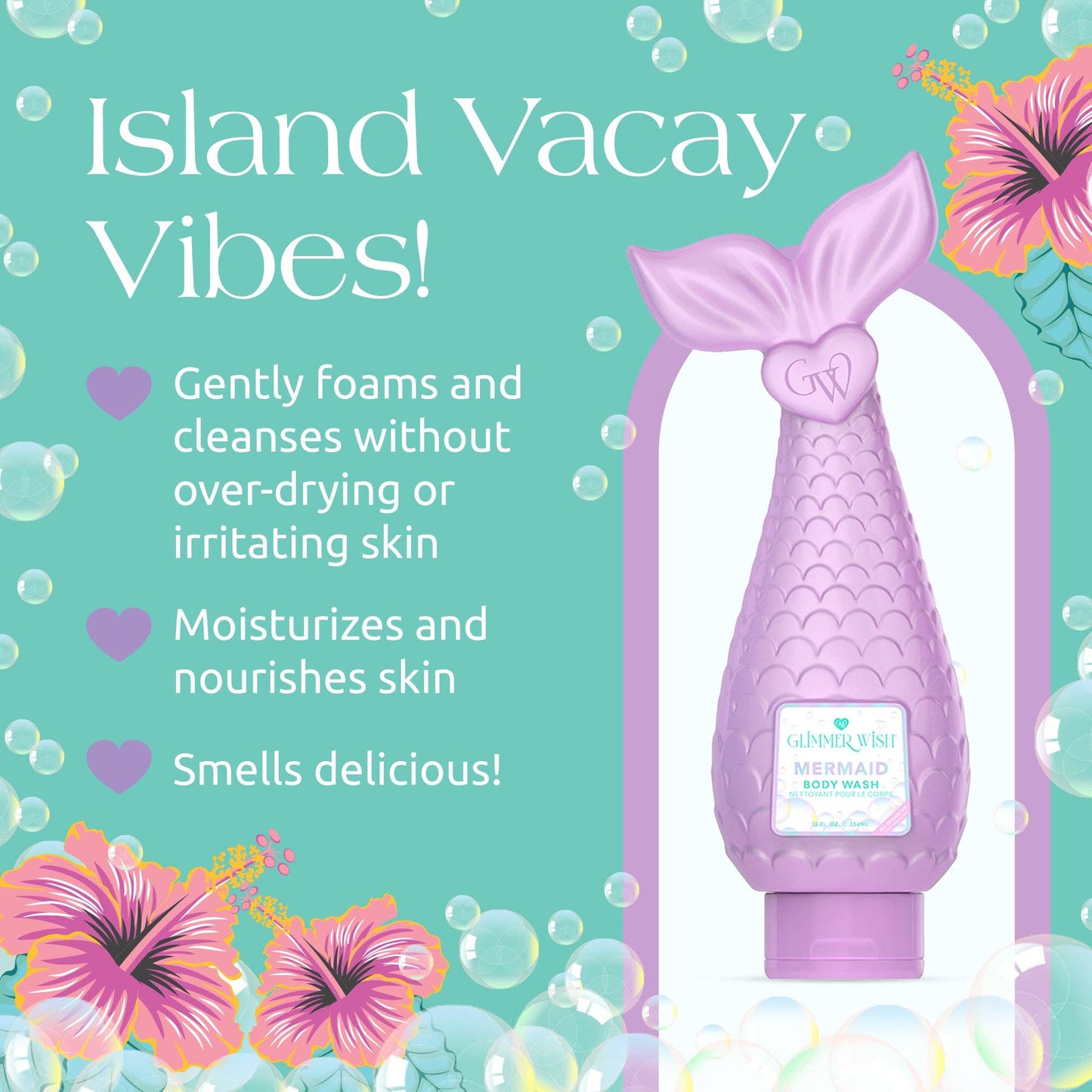 Mermaid Body Wash— Fragrance Free & Dye Free