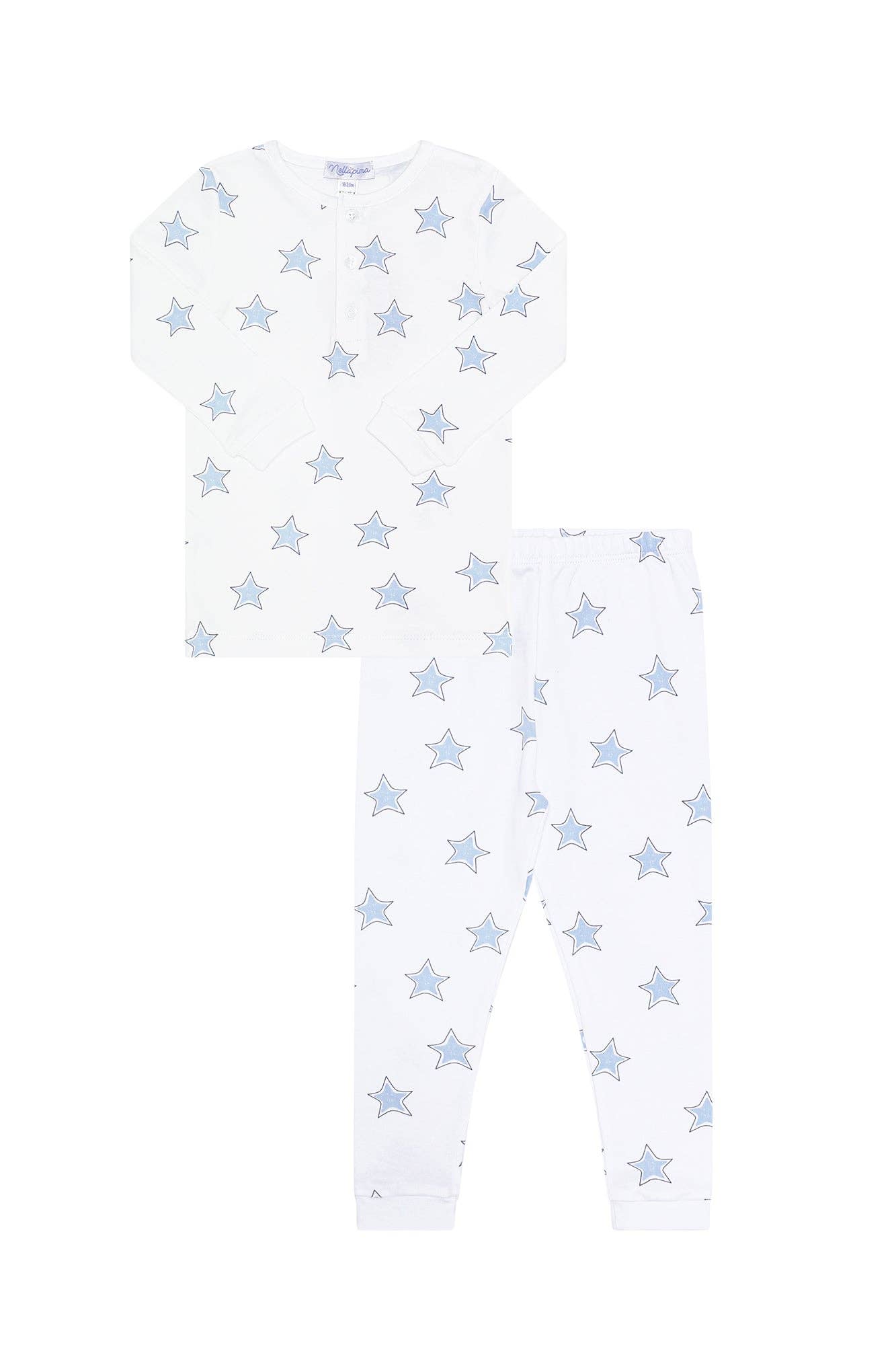 Blue Stars Print Pajama