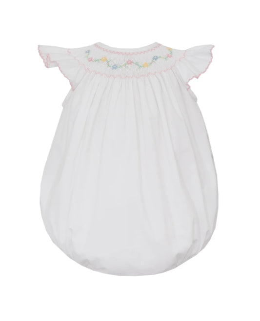 Florence - White Poplin Angel Wing Bishop Bubble