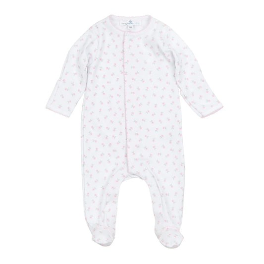 Juliette's Classics Pink Printed Footie