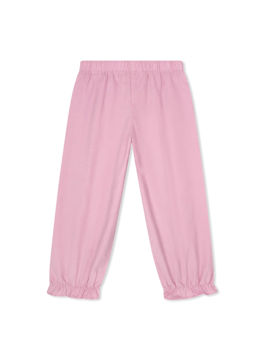Gloria Gathered Pant- High Point Pink Corduroy