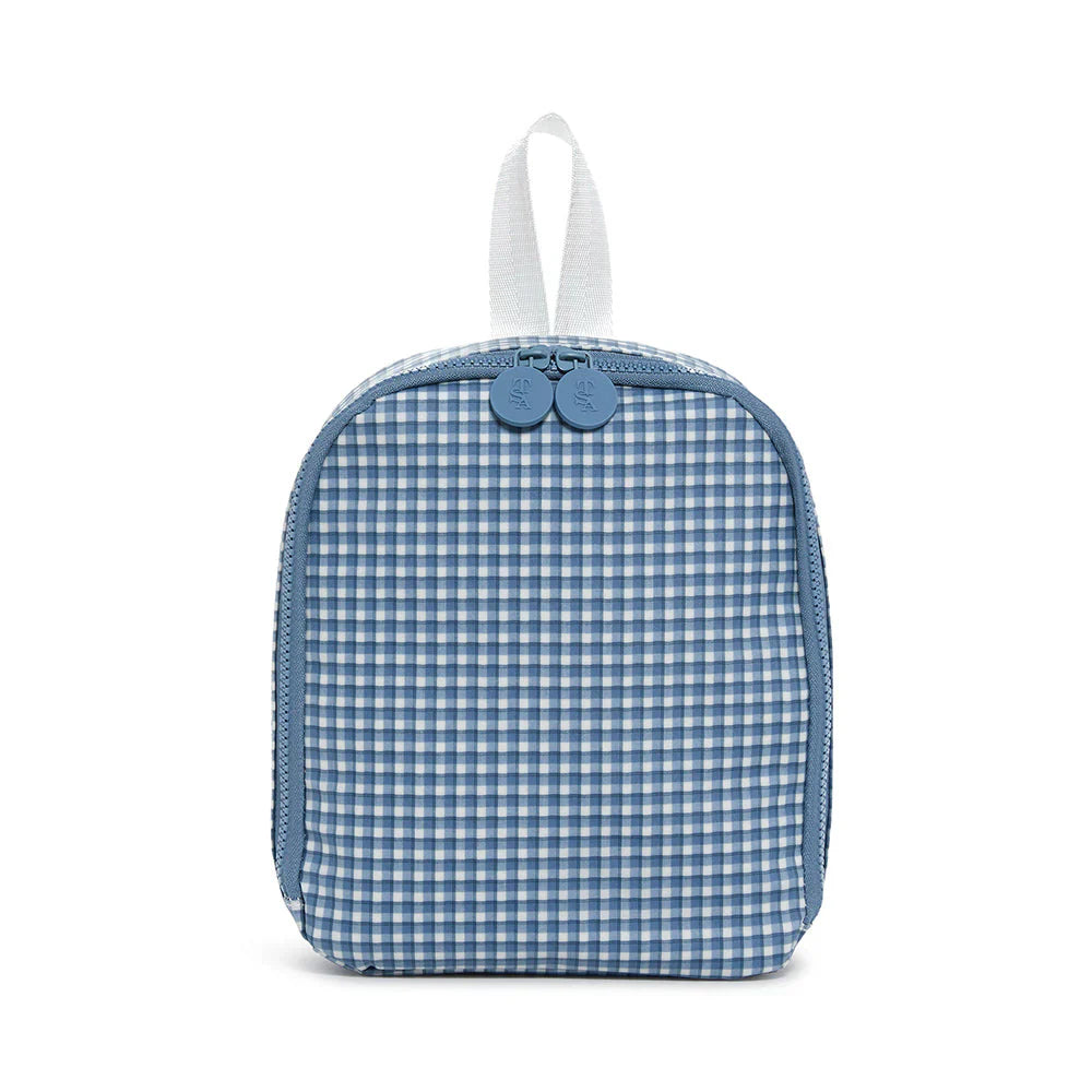 Bring It To Lunch Bag-Rodeo Check Indigo