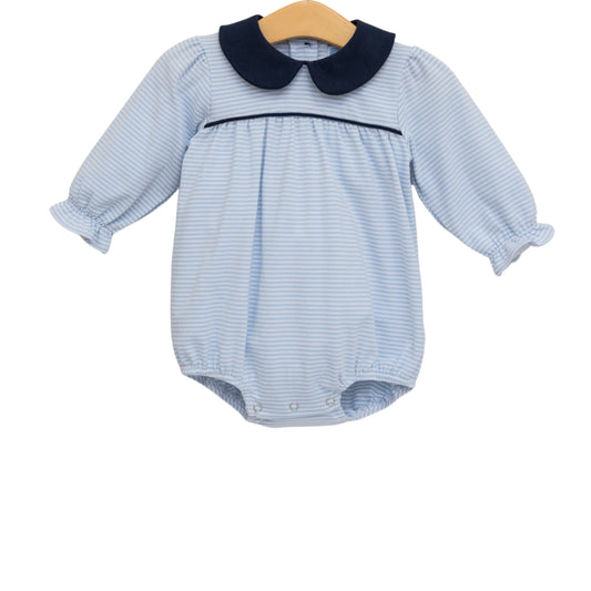 Katherine Bubble-Light Blue Stripe/Navy