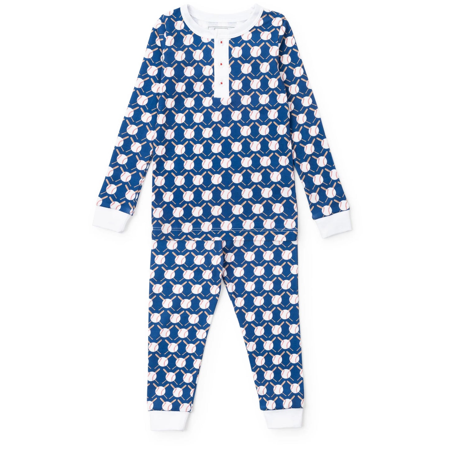 Jack Boy's Pajama Pant Set, Up at Bat Baseball