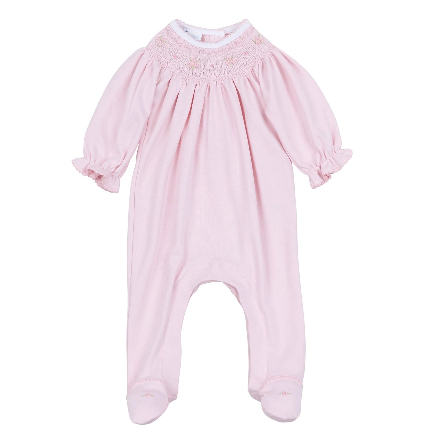 Lillian Bishop Footie-Pink