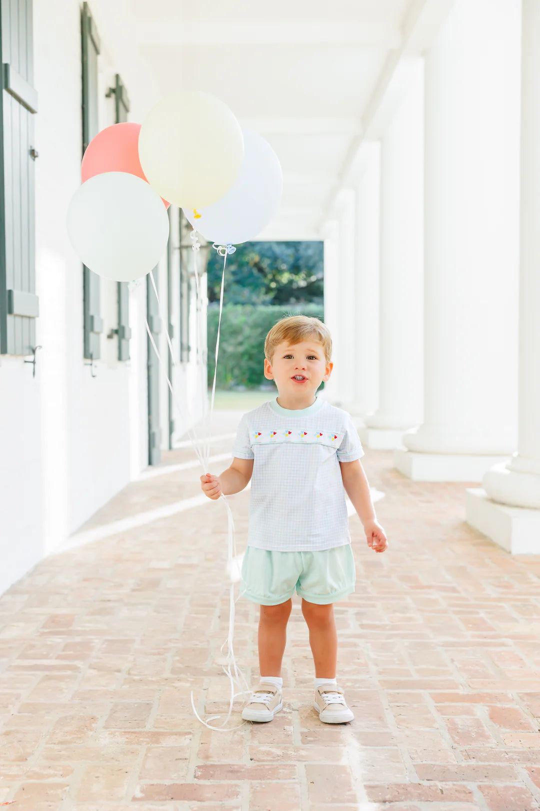 Magical Balloons Banded Short Set