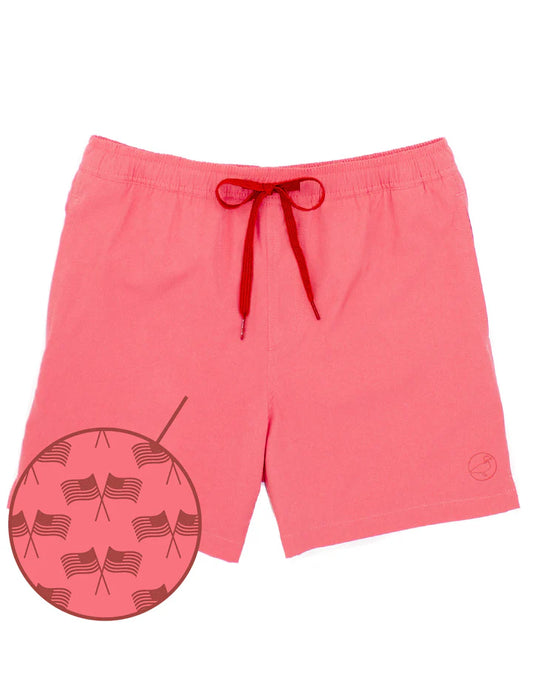 Splash Swim Shorts, Freedom Flag