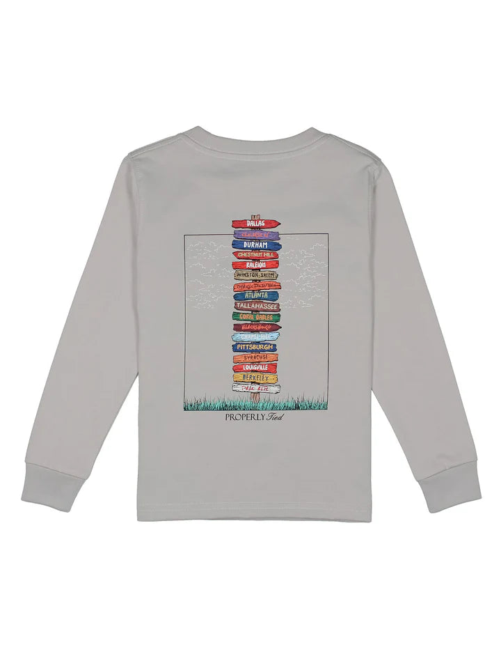 Atlantic Showdown LS- Ice Grey