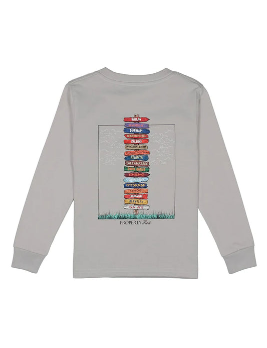 Atlantic Showdown LS- Ice Grey