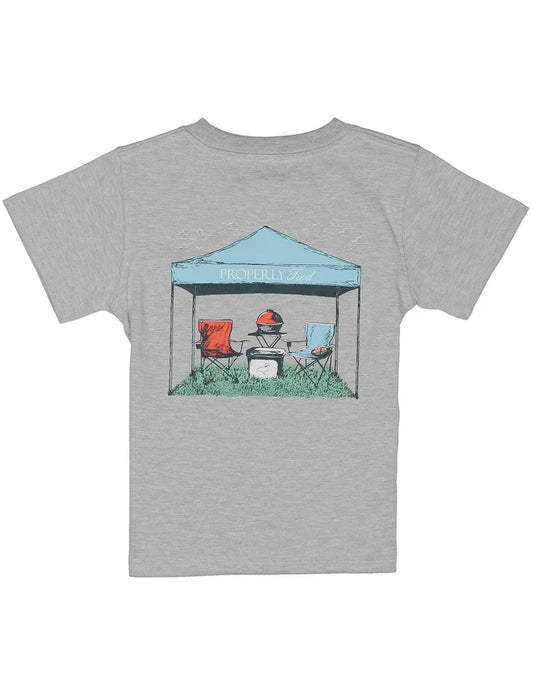 Tailgate SS- Light Heather Grey