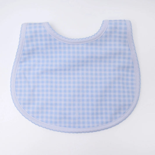 mini checks bib-blue
