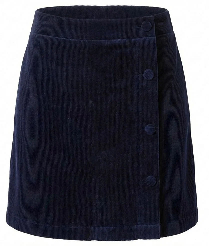 Reese Skirt - Midnight Navy Corduroy