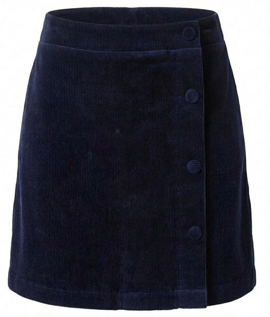 Reese Skirt - Midnight Navy Corduroy