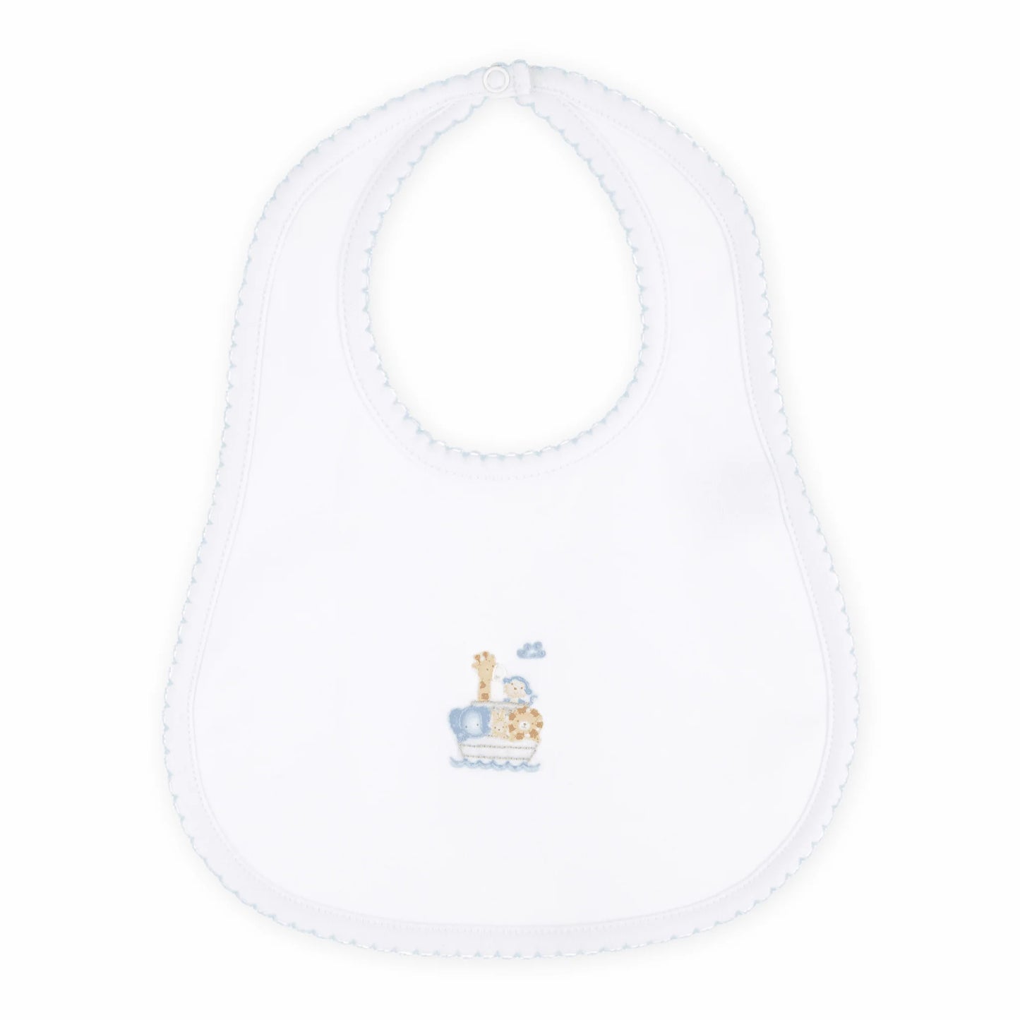 Noah's Ark Bib - Light Blue