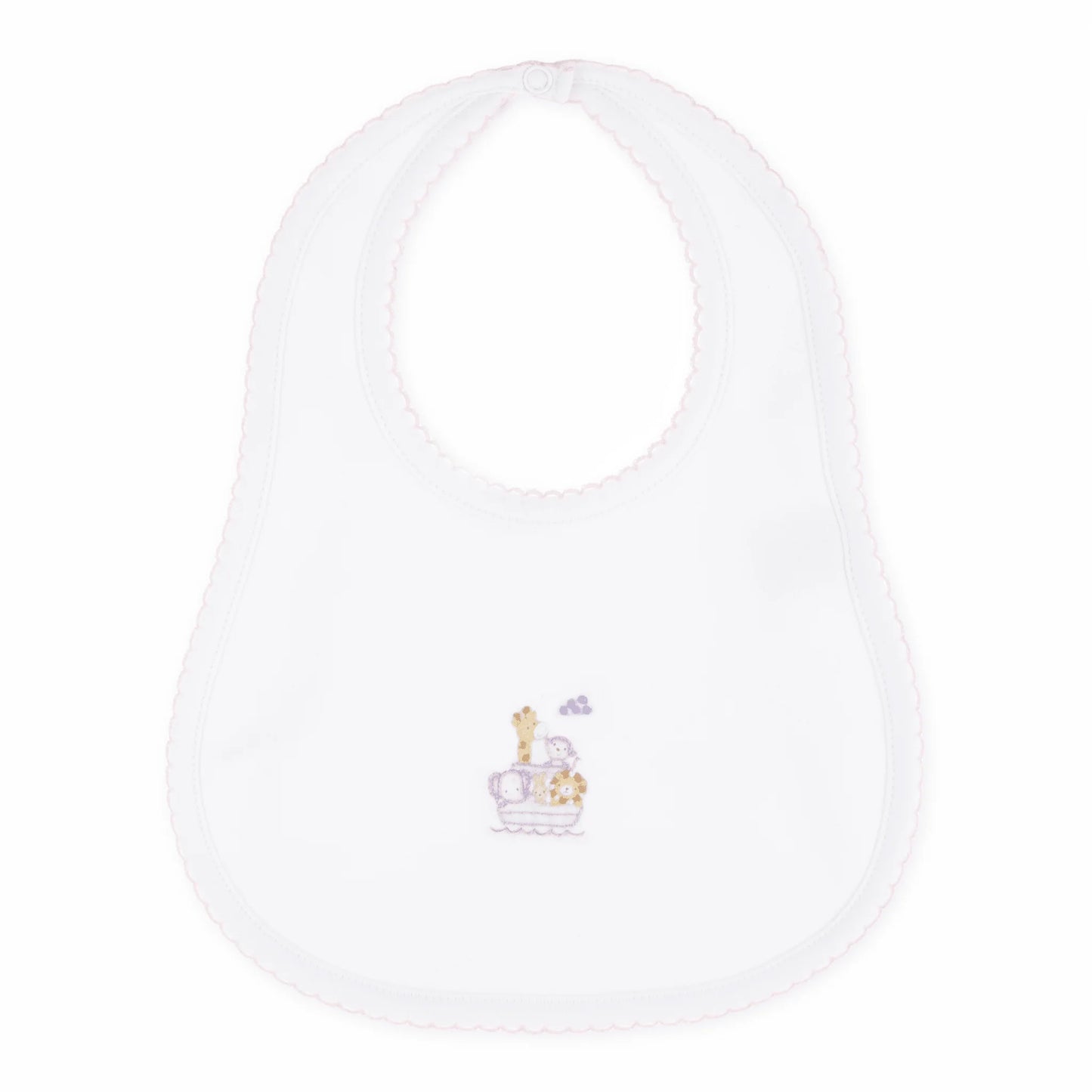 Noah's Ark Bib - Pink