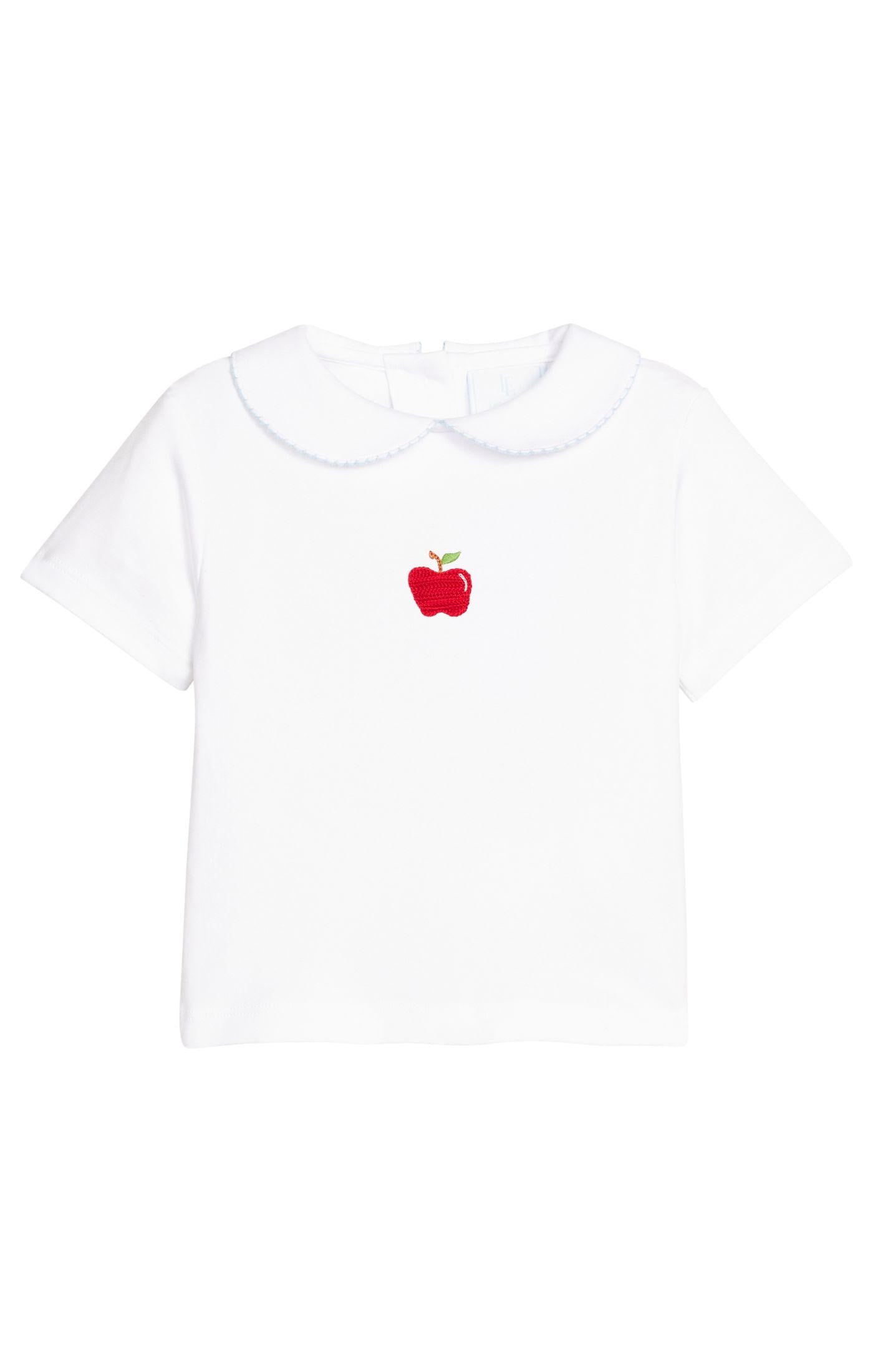 Crochet Peter Pan Shirt- Apple