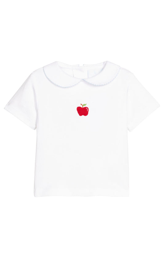 Crochet Peter Pan Shirt- Apple