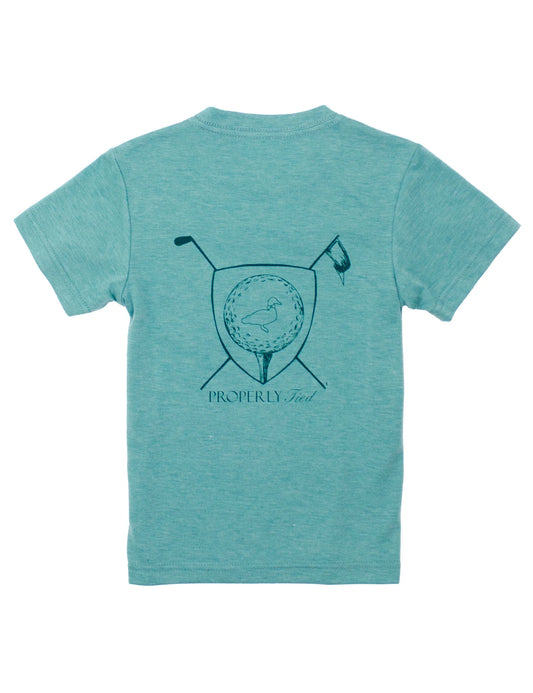 Portland Pocket Tee SS Tee Time- Clover