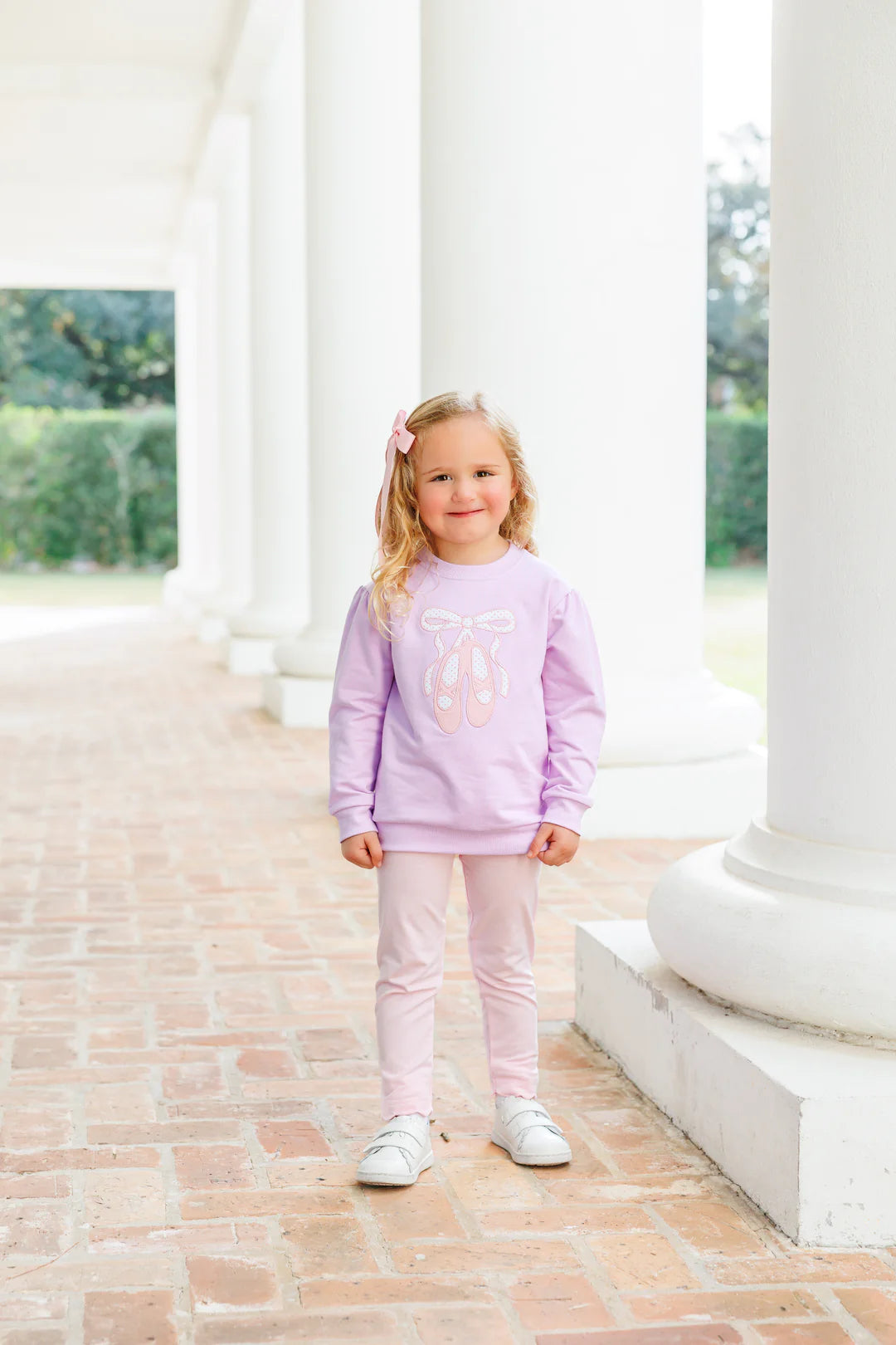 French Terry Pullover- Ballet Shoes