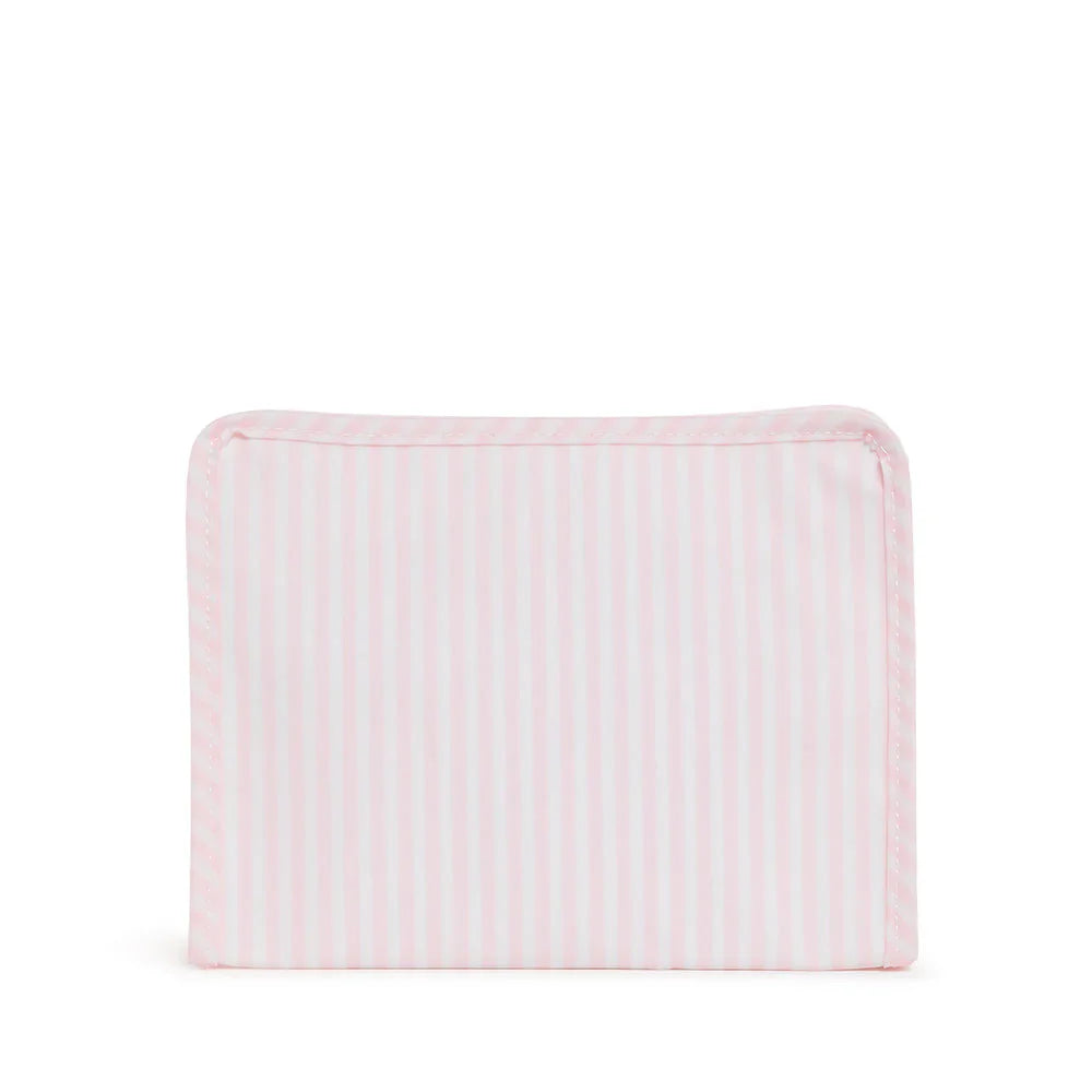 Roadie Medium Zip Pouch-Pimlico Stripe Pink