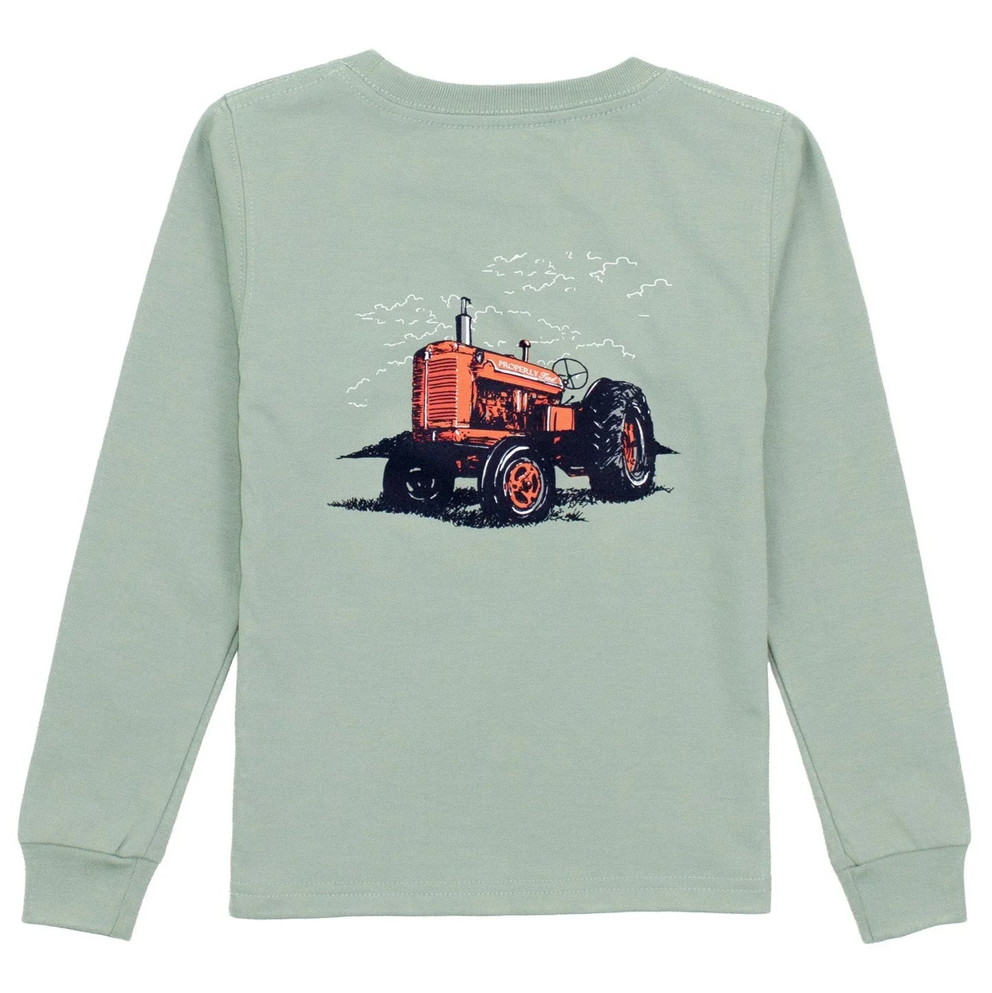 Long Sleeve Tee - Sage Tractor
